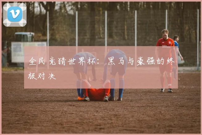 全民竞猜世界杯：黑马与豪强的终极对决